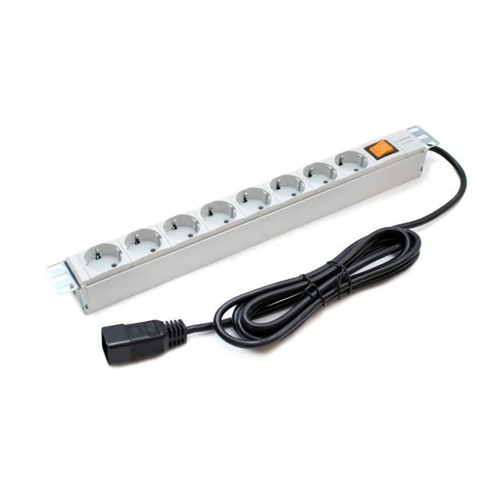 PDU-8xSchuko-C20. Блок розеток. Штиль