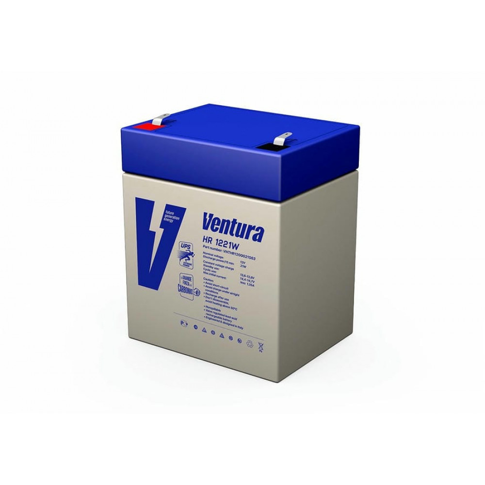 Ventura HR 1221W. Аккумулятор герметичный свинцово-кислотный. Ventura