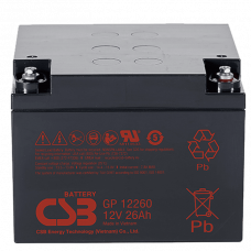 CSB GP 12260. Аккумулятор герметичный свинцово-кислотный. CSB