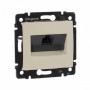 Valena розетка компьютерная RJ45, 5e UTP, скрытой установки, слоновая кость (774130). Розетка компьютерная. IEK