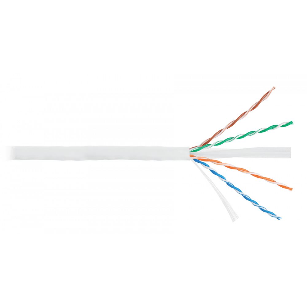 U/UTP 4pair, Cat6, Solid, In, нг(А)-HF (NMC 9140C-WT). Кабель «витая пара» (LAN) для структурированных систем связи. NIKOMAX
