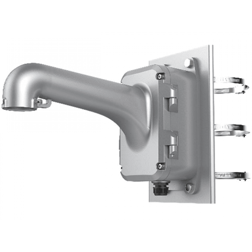 DS-1604ZJ-BOX-POLE-P . Кронштейн столбовой. Hikvision