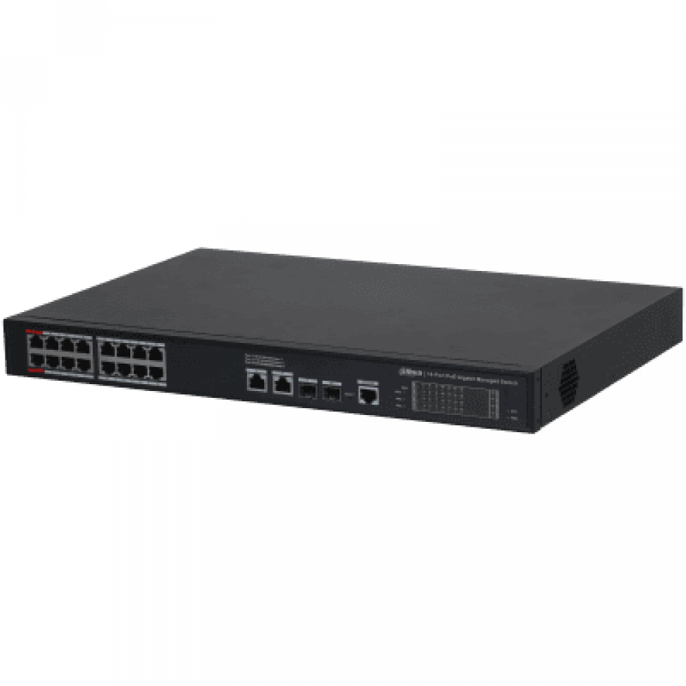 DH-S4220-16GT-190. Сетевой PoE коммутатор. Dahua