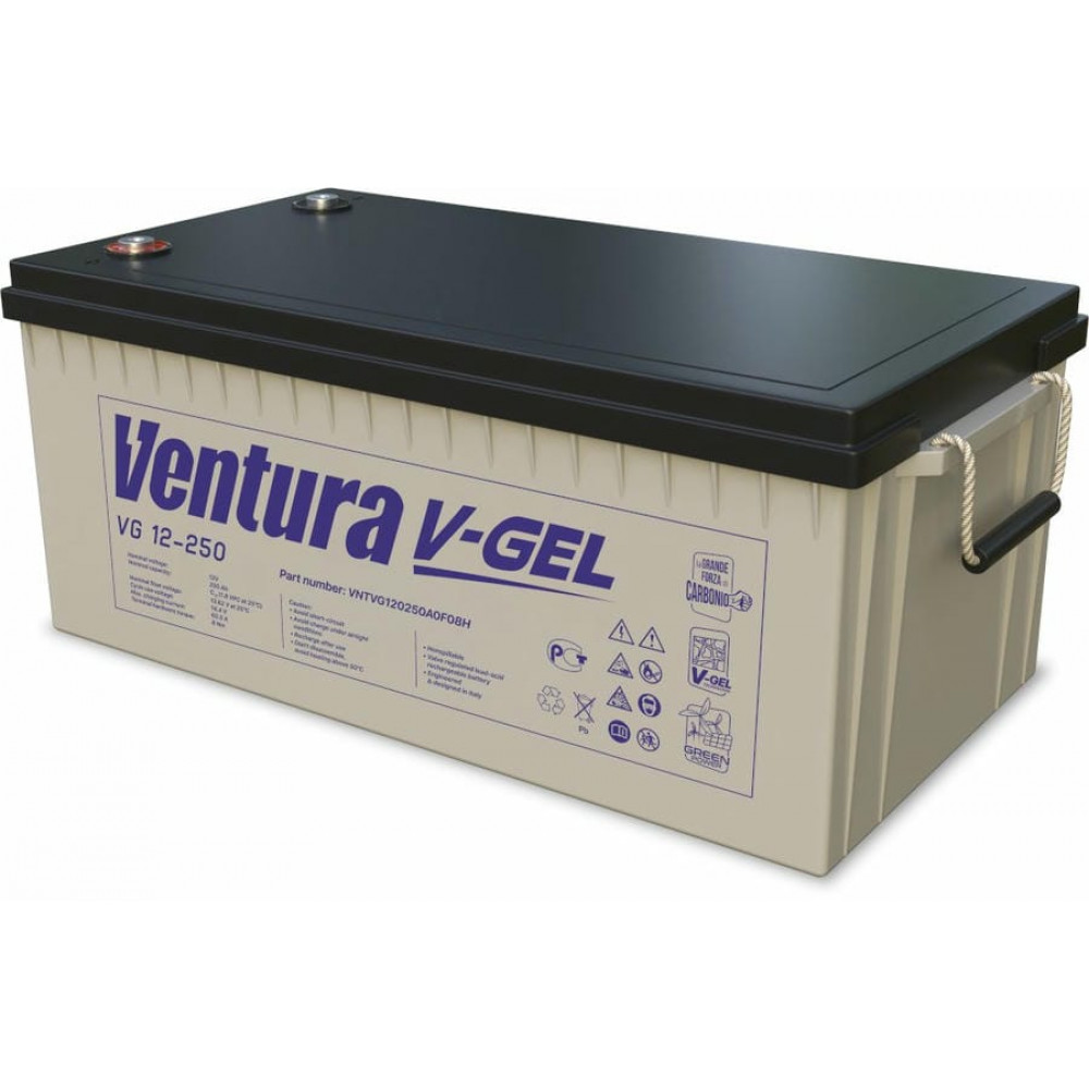 Ventura VG 12-250. Аккумулятор герметичный свинцово-кислотный. Ventura
