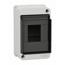 City9 Box 4 модуля навесной с прозрачной дверцей (EZ9EAB104). Щиток модульный. Systeme Electric