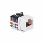 Модуль Keystone кат.5e, UTP, 1xRJ45, T568A/B, 90, белый (DR-510000). Модуль Keystone. Datarex