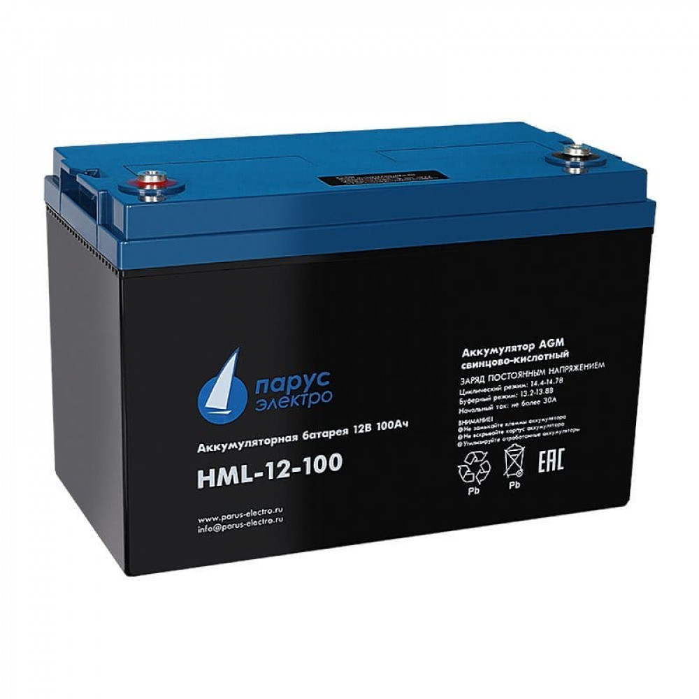 HML-12-100. Аккумулятор герметичный свинцово-кислотный. Связь инжиниринг