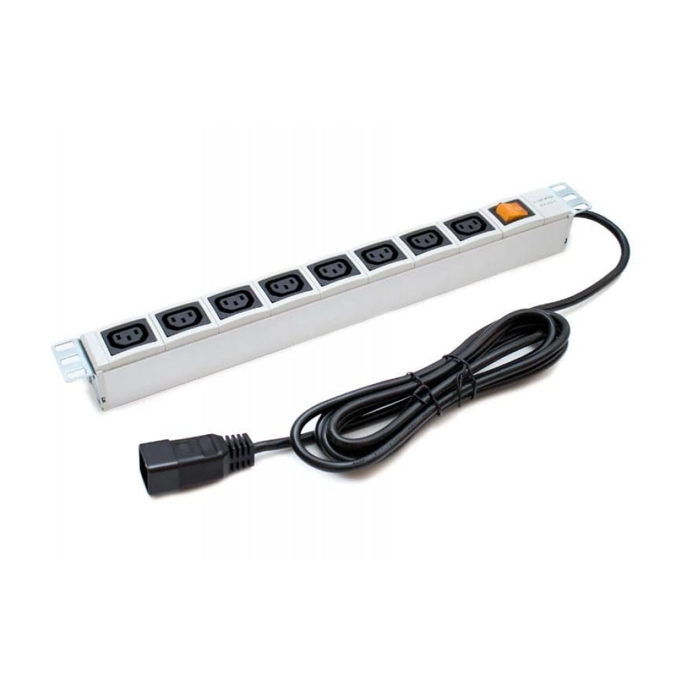 PDU-8xC13-C20. Блок розеток. Штиль
