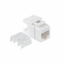 Модуль Keystone кат.5e, UTP, 1xRJ45, T568A/B, 180, белый (DR-510010). Модуль Keystone. Datarex