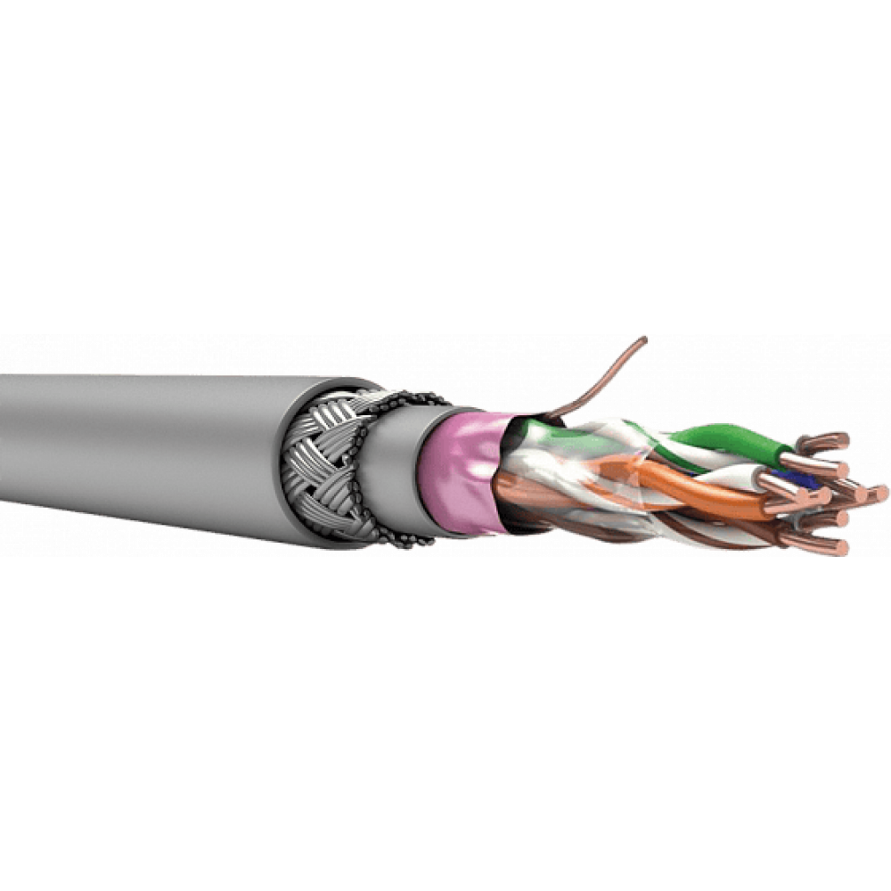 TechnoLAN F/UTP SWA PS Cat 5e ZH нг(A)-HF 4x2x0,52. Кабель «витая пара» (LAN) для структурированных систем связи. СПКБ-Техно