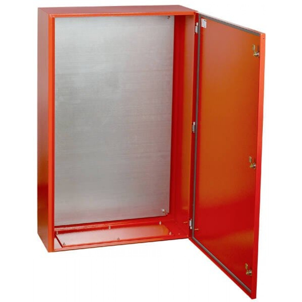 Корпус металлический ЩМП-4-0 800х650х250 У2 IP54 RAL 3020 с монтажной платой (IND-YKM40-04-54). Корпус металлический с монтажной платой. IEK