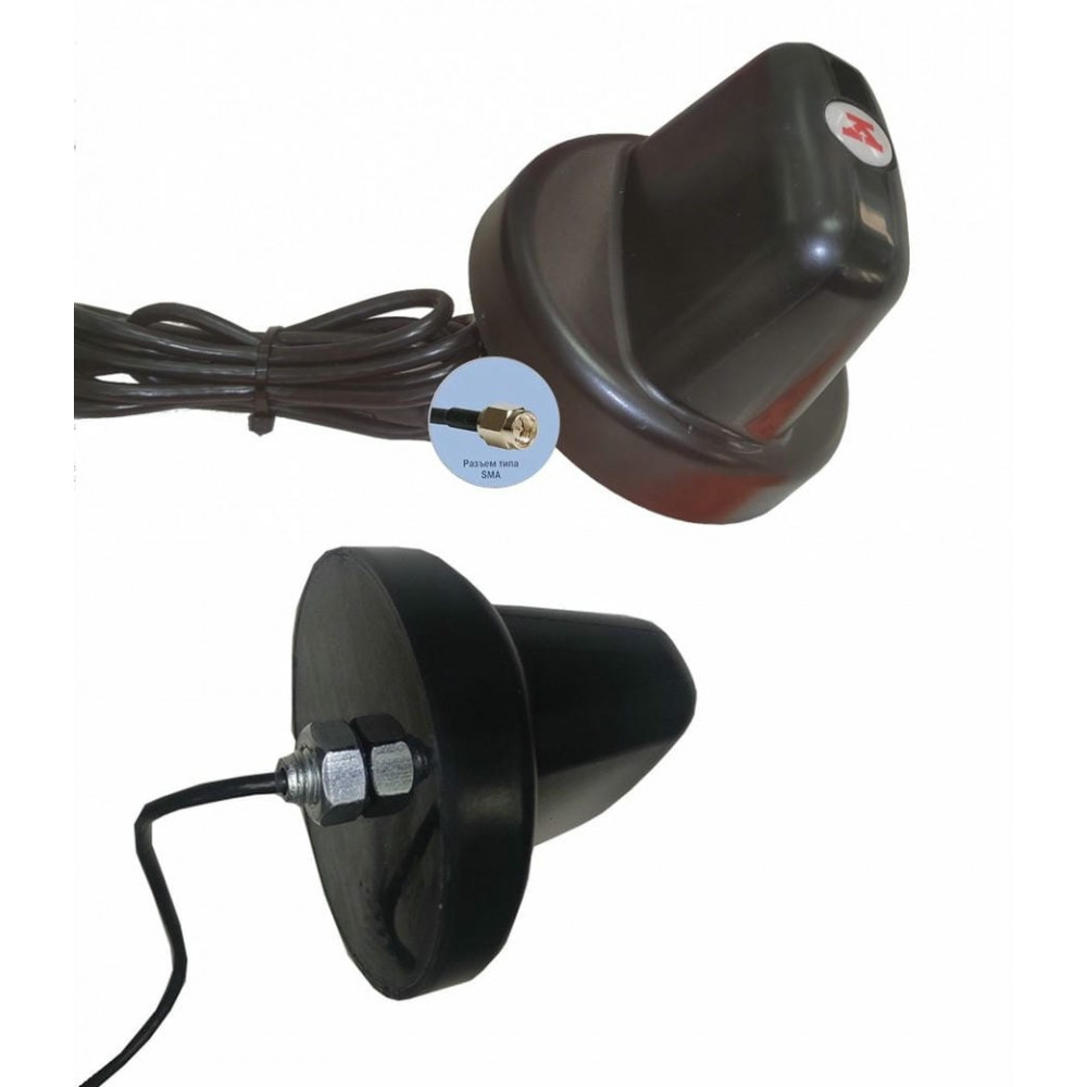 Антера МС 1163 SMA 1,5м, врезная, 2-7,5dB. Антенна универсальная врезная, антивандальная. Антей-Ко
