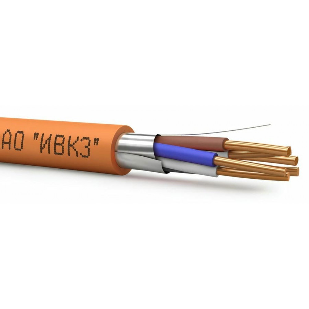 КПСВЭВнг(А)-LS 1х2х0,5 (ИВКЗ). Кабель для систем пожарной и охранной сигнализации, с пониженным дымо- и газовыделением. ИВКЗ