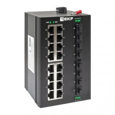TSX-U-8GX/SFP-16GT. Промышленный неуправляемый коммутатор. EKF