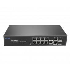 KN-SW802SFP/M2. Коммутатор с питанием по PoE. KENO
