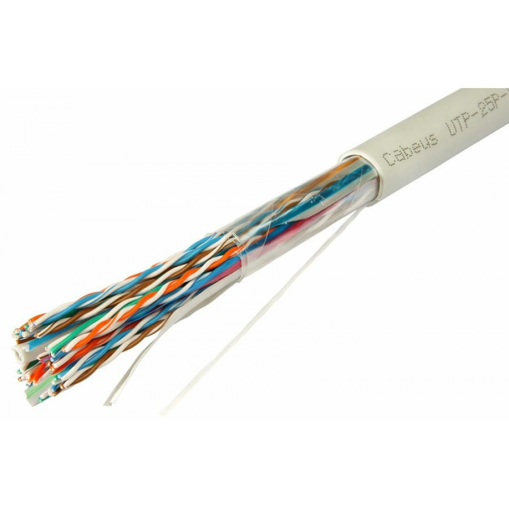 UTP-25P-Cat.5-IN-LSZH (10167c). Кабель «витая пара» (LAN) для структурированных систем связи. CABEUS