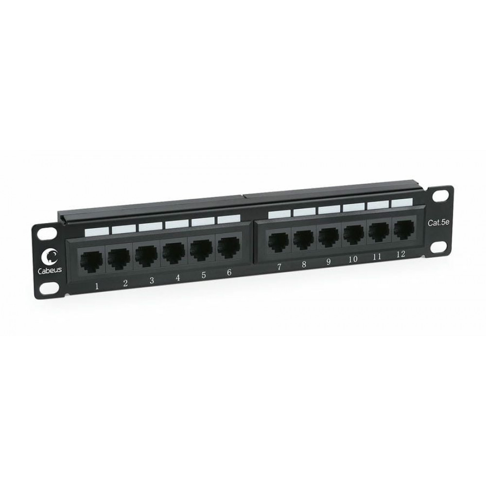 PL-12-Cat.5e (7085c). Патч-панель 10. CABEUS