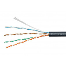 UTP-4P-Cat.5e-SOLID-OUT-PE-UV-50 (11246c-6). Кабель «витая пара» (LAN) для структурированных систем связи. CABEUS