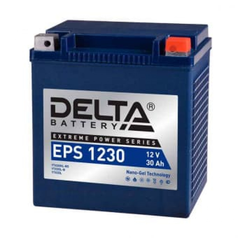 Delta EPS 1230. Аккумулятор герметичный свинцово-кислотный стартерный. Delta