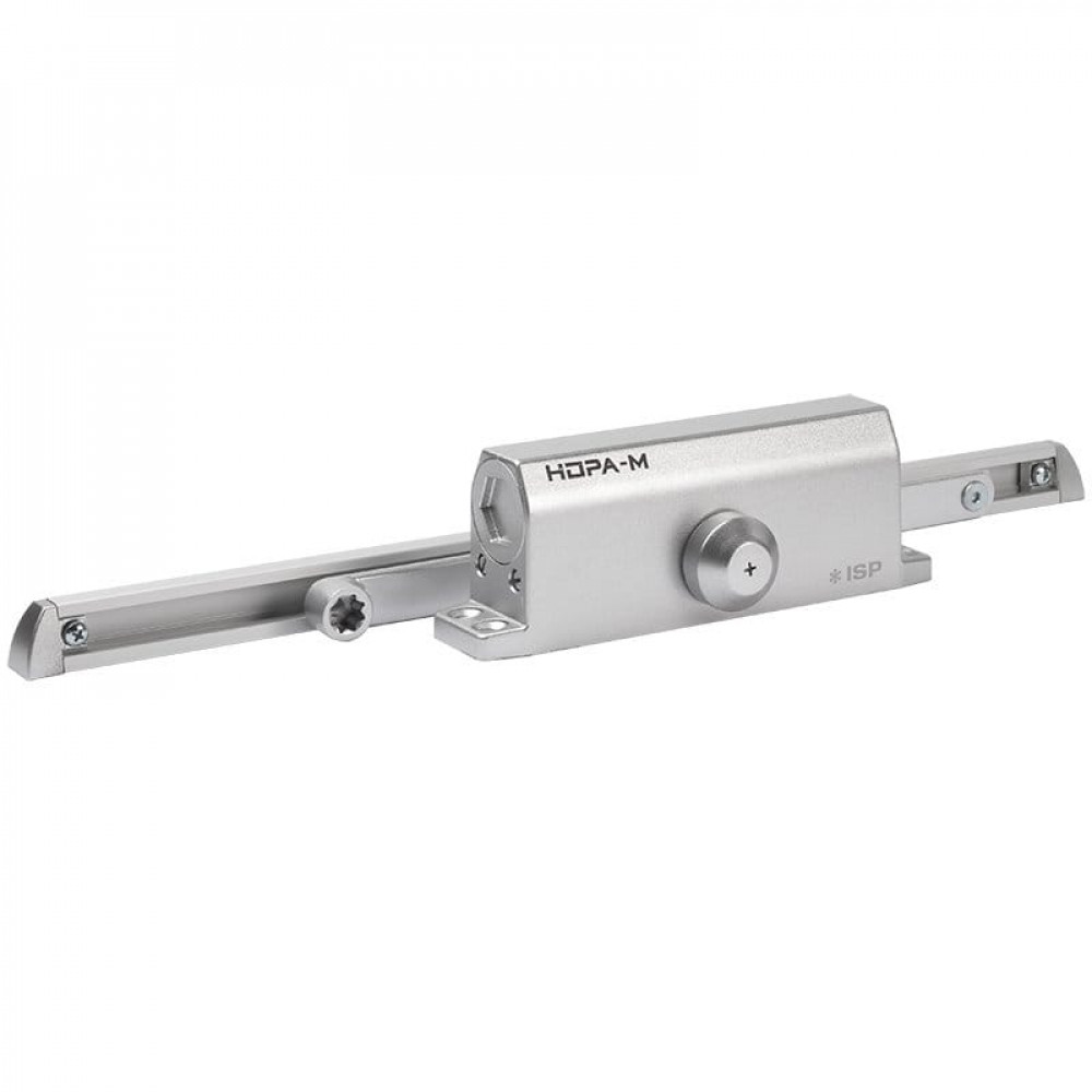 ISPARUS 450 Slider (серебро). Доводчик дверной морозостойкий. NORA-M