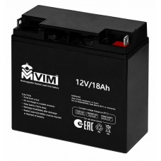 VM-BAT-12-18. Аккумулятор герметичный свинцово-кислотный. VIM
