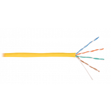 U/UTP 4pair, Cat5e, Solid, In, нг(А)-HF (NMC 9100C-YL). Кабель «витая пара» (LAN) для структурированных систем связи. NIKOMAX