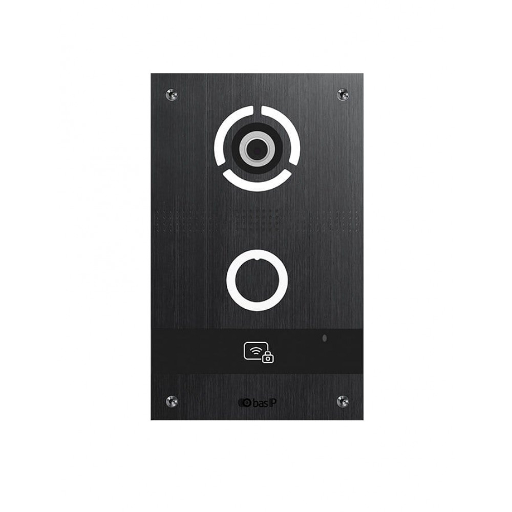 AV-08FBL BLACK. Вызывная панель IP-домофона. BAS-IP