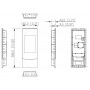 DHI-VTO7541G-S3. Вызывная панель подъездного IP-домофона. Dahua