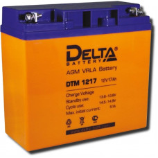 Delta DTM 1217. Аккумулятор герметичный свинцово-кислотный. Delta