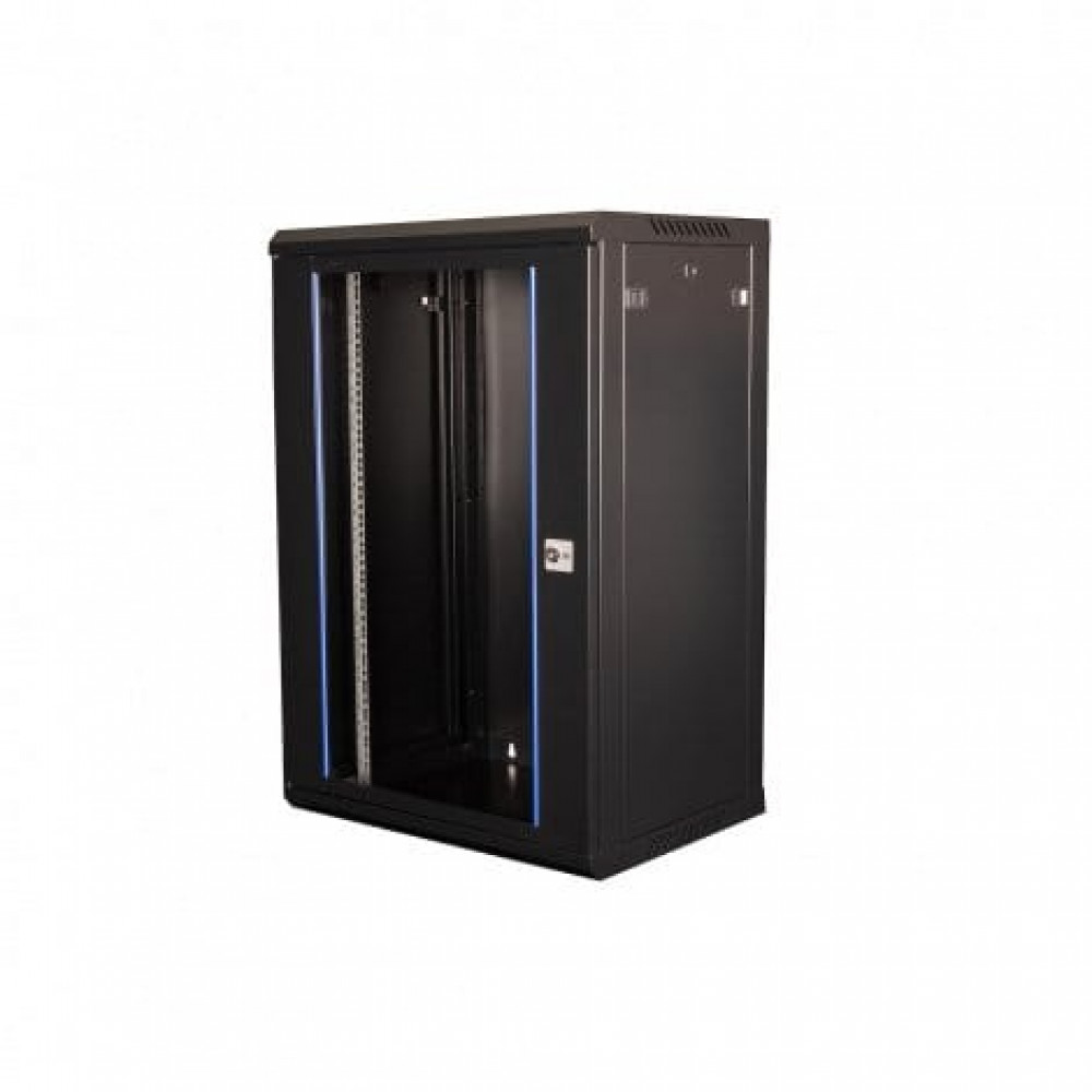DR-635001. Шкаф телекоммуникационный 19 настенный, дверь стекло, 18U. Datarex