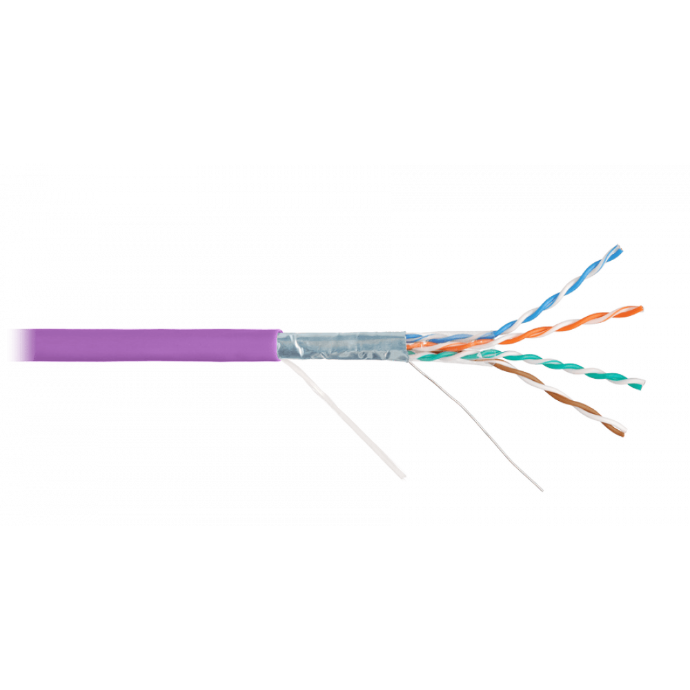 F/UTP 4pair, Cat5e, Solid, In, нг(А)-HF (NMC 4200C-VL). Кабель «витая пара» (LAN) для структурированных систем связи. NIKOMAX