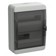 Корпус пластиковый навесной TEKFOR КМПн-24 IP65 черная прозрачная дверь (TF5-KP72-N-24-65-K03-K02). Корпус пластиковый. IEK
