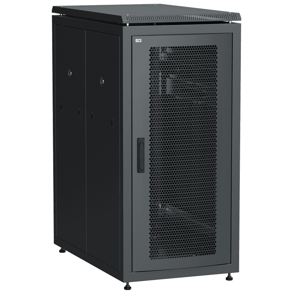 LN05-24U81-PP. Шкаф телекоммуникационный 19 напольный 24U. ITK