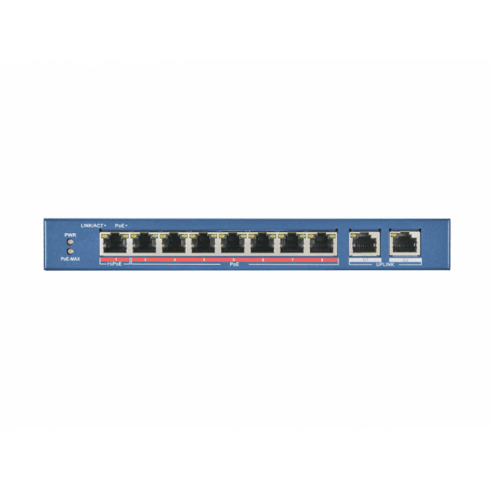 DS-3E0310P-E/M. Коммутатор с питанием POE. Hikvision