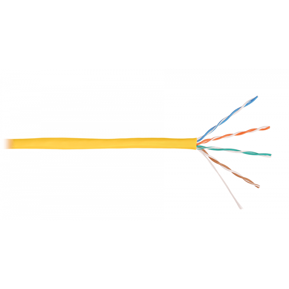 U/UTP 4pair, Cat5e, Solid, In, нг(А)-HF (NMC 4100C-YL). Кабель «витая пара» (LAN) для структурированных систем связи. NIKOMAX