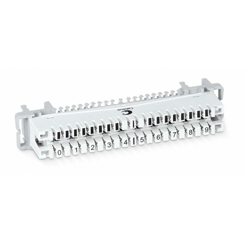 CM-10P-P (7235c). Плинт соединительный на 10 пар. CABEUS