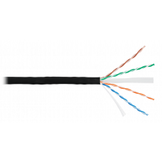 U/UTP 4pair, Cat6, Solid, Out, PVC (NMC 4140B-BK). Кабель «витая пара» (LAN) для структурированных систем связи. NIKOMAX