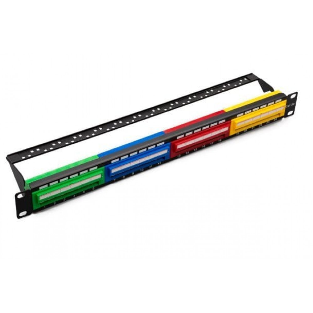 Патч-панель 19, 24xRJ-45, UTP, 5e (10-0429). Патч-панель 19. SUPRLAN