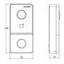 DS-KV6103-PE1(С). Вызывная панель IP-домофона. Hikvision