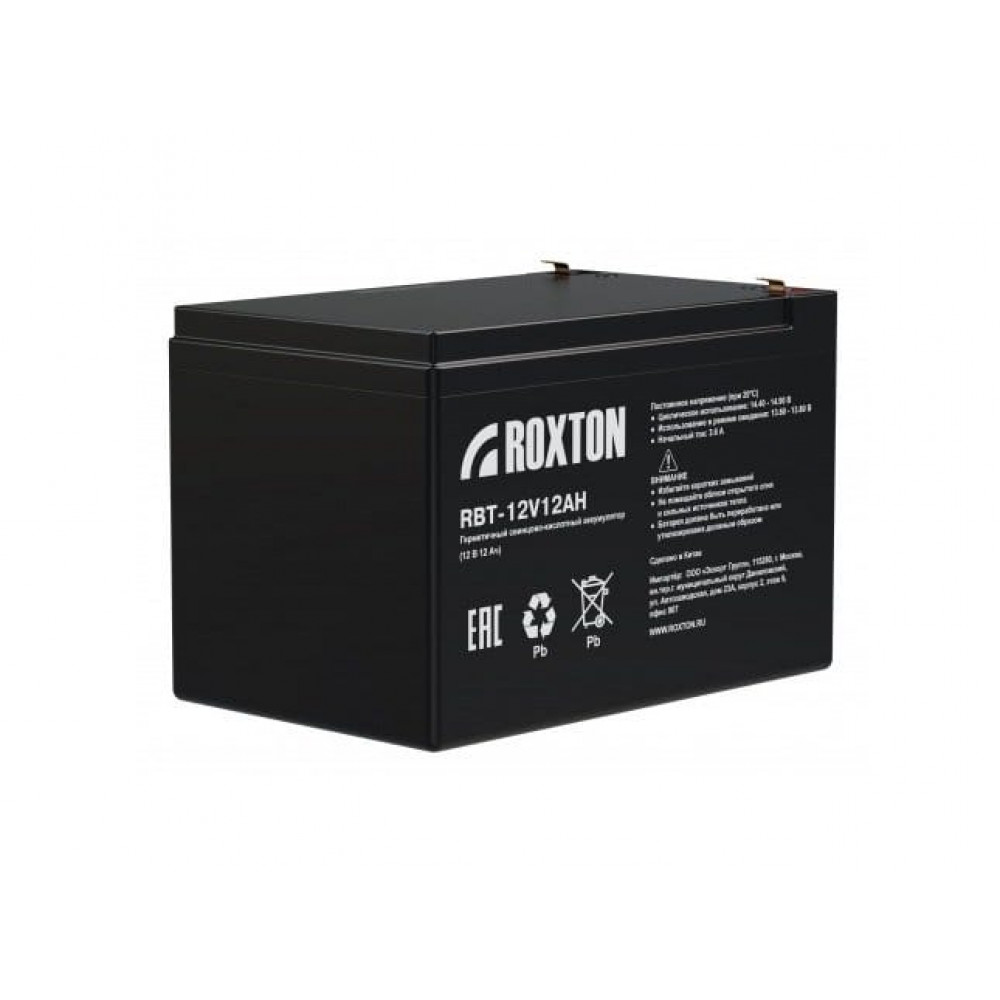 RBT-12V12AH. Аккумулятор герметичный свинцово-кислотный. ROXTON