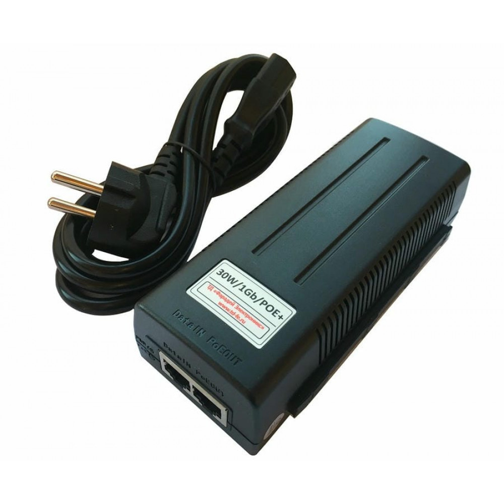 30W/1Gb/POE+. Инжектор PoE. FARADAY