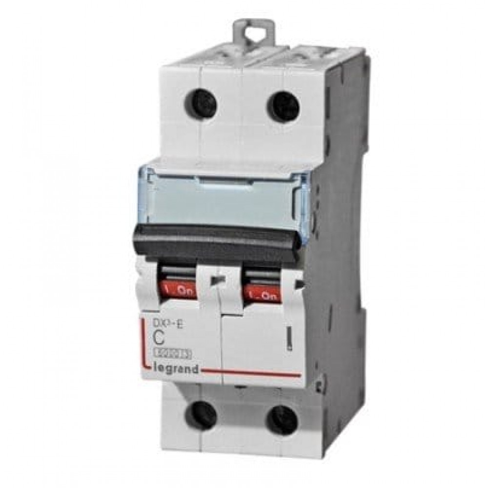 DX3-E 2P C 32A 6kA (407280). Автоматический выключатель. Legrand