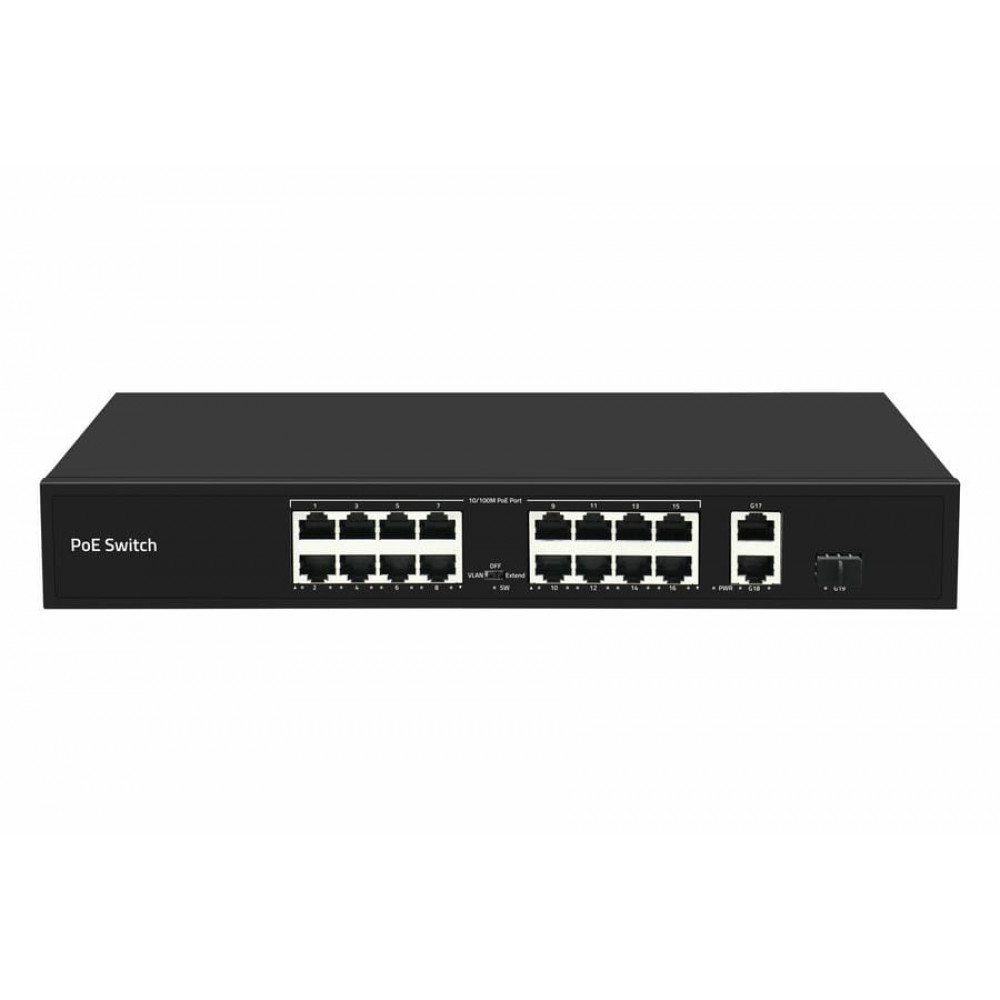 ST-NS116MB-GDF. Коммутатор с питанием по PoE. Smartec