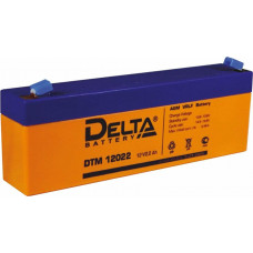 Delta DTM 12022. Аккумулятор герметичный свинцово-кислотный. Delta