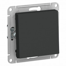 AtlasDesign выключатель 1-клавишный, скрытой установки, механизм, карбон (ATN001011). Выключатель. Systeme Electric