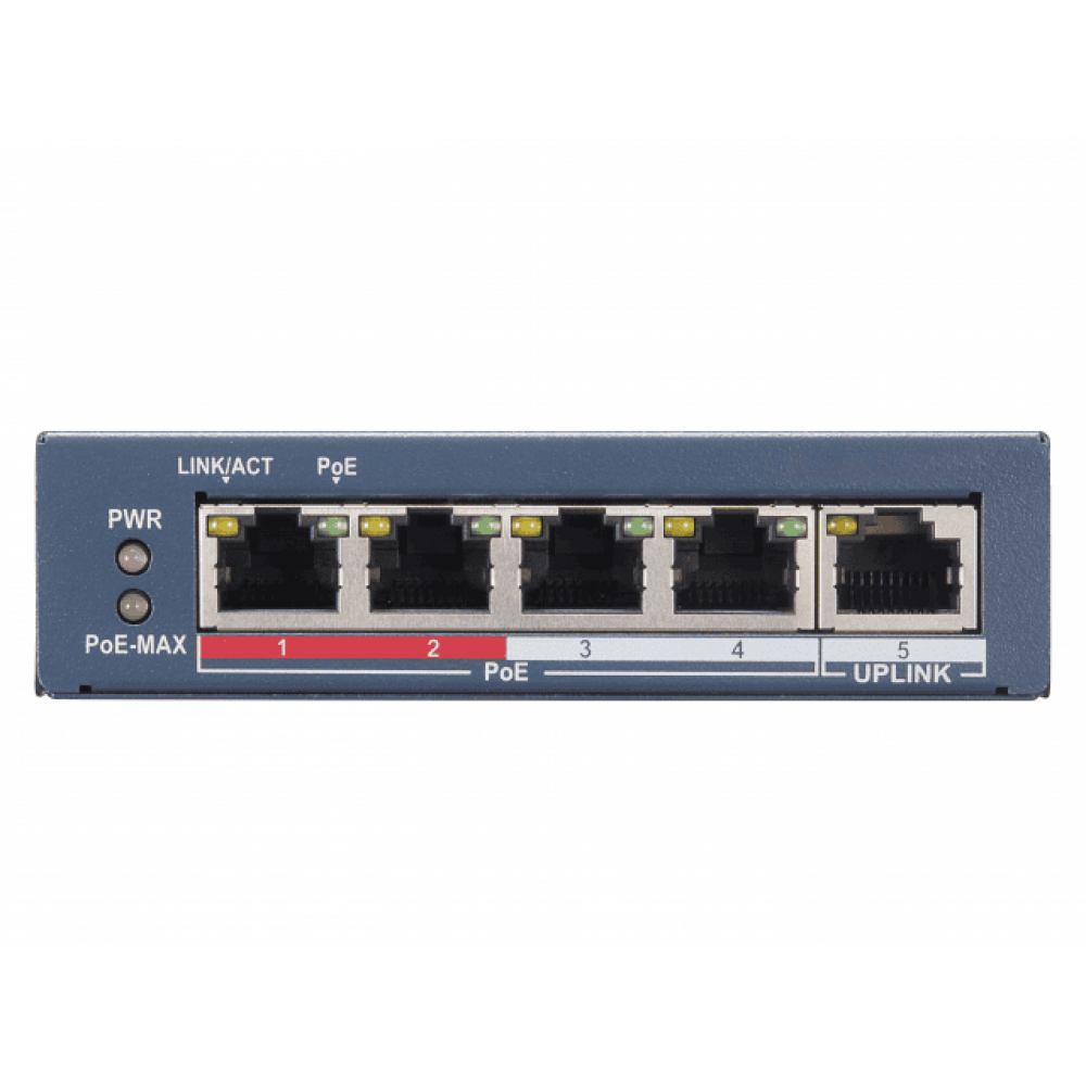 SWT-1105P. Коммутатор с питанием POE. HiWatch Pro
