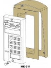 Вызывная аудиопанель<br /> БВД-343F