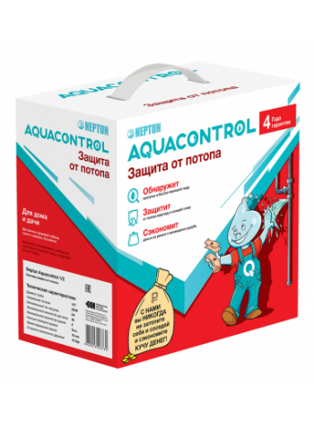 Комплект защиты от протечки воды проводной<br /> Neptun Aquacontrol 1/2