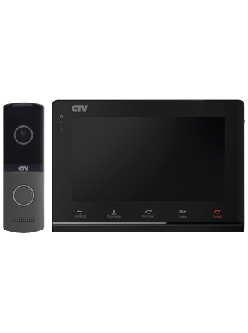 Комплект видеодомофона<br /> CTV-DP2700IP NG (черный)