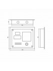 Вызывная аудиопанель<br /> PRO-TM (серебряный антик)